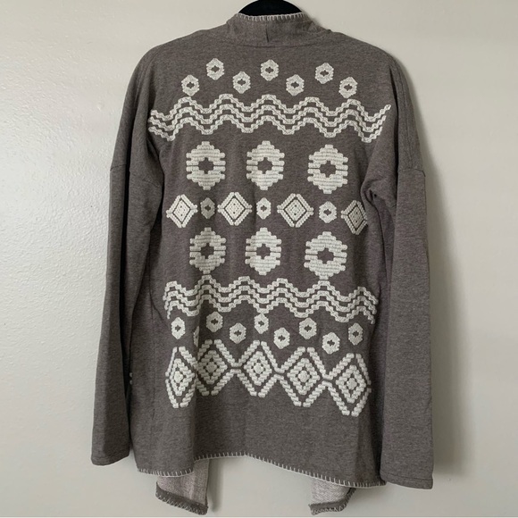 Natural Reflections Aztec Print Cardigan - Picture 4 of 9